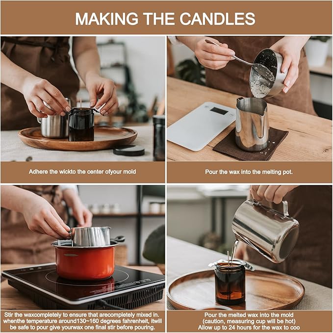 CLTNIKET 10 lb Soy Wax DIY Candle （Flakes & Soft）,Natural Soy Wax Candle