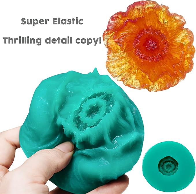 BBDINO Super Elastic Liquid Silicone Mold Making Kit 8A Jade Green 4.4 Lbs