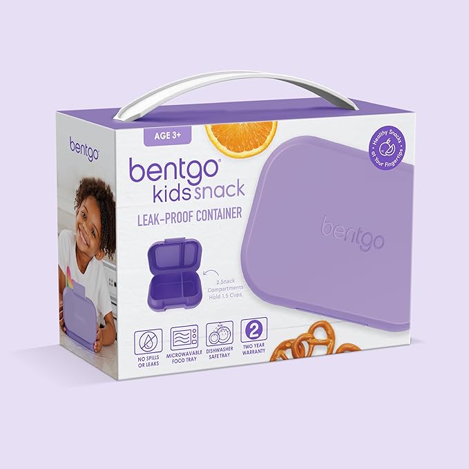 Bentgo Kids Snack Leak-Proof 2 Compartment Bento-Style Container