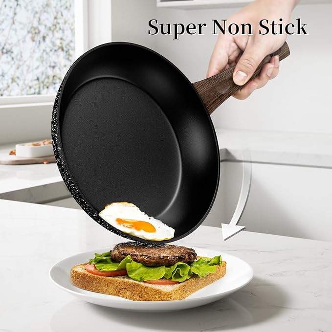Innerwell 8-Inch Nonstick Frying Pan Small Egg Pan Skillet