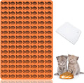 Amyandone Cat Treat Molds, 112 Cavities Mini Fish Shape Silicone Mold