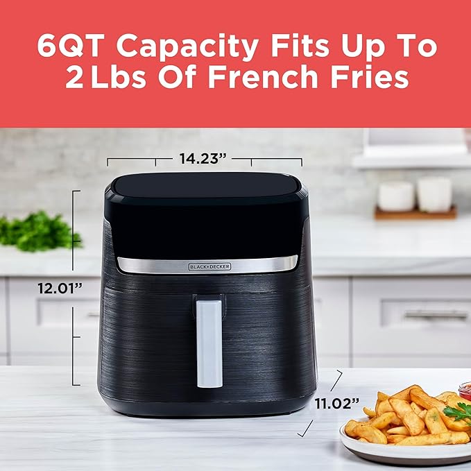 BLACK+DECKER Purifry 6QT Digital Air Fryer