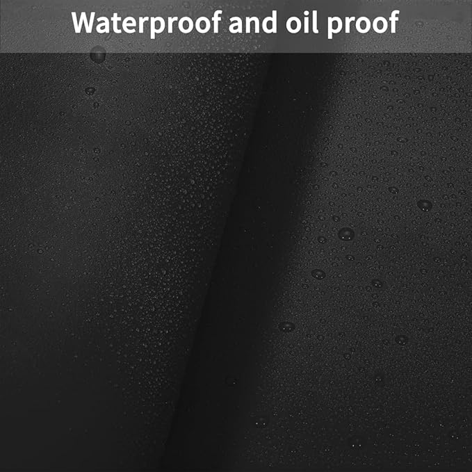 Zinkooat Desk Pad Mat - 48x48 Inch Waterproof Easy to Clean Can Conceal Flaws Protector The Table Top from Scratches Used for Dining (Black+Black 48x48)