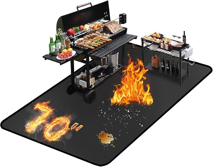 70 ×48 Inch Under Grill Mat Fit Blackstone 28in & 36in Griddle Fireproof