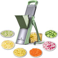 ONCE FOR ALL Safe Mandoline Slicer Plus, Bigger Size, Veggie Slicer, Green