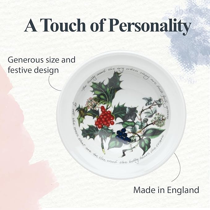 Portmeirion The Holly & The Ivy Cereal Bowls - Set of 6