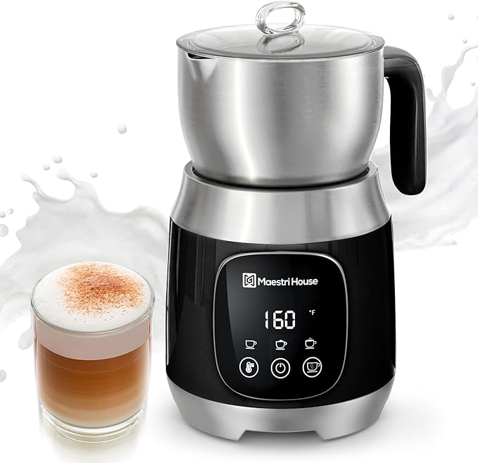 Maestri House DualFro 600 Milk Frother and Steamer 21oz/600mL