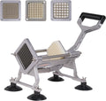 Hakka French Fry Cutter, Commercial Vegetable Chopper Potato Slicer Stainless Steel French Fries Machine with Suction Feet for Patatoes/Carrots/Cucumbers, including 3 Blades(1/4", 3/8",1/2")
