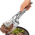 Huakai Kitchen Cooking Tongs, stainless steel,11.8 Inch