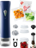 GPUTEK 3-in-1 Compact Vacuum Sealer for Food with Bags & Mason Jar Kit