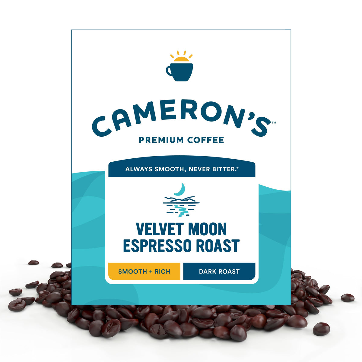Cameron's Coffee Roasted Whole Bean Coffee, Donut Shop, 28 Ounce