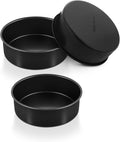 P&P CHEF 6 Inch Cake Pan Set of 3, Non-Stick Round Cake Pans