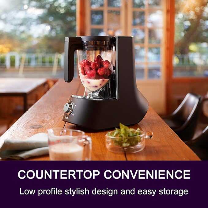 Tiger Smoothie Blender | Blender for Smoothies, Matcha, & Frozen Drinks | 45° Diagonal Blade | 10-Speed Countertop Blender | Made in Japan | Crush Ice & Whole Fruits | 32 oz