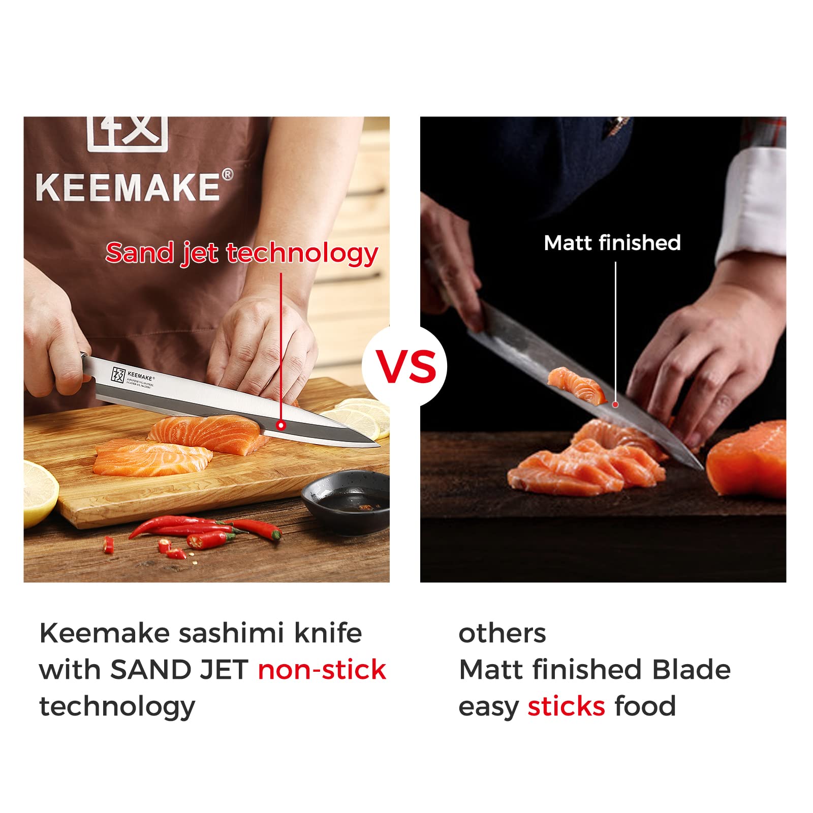 KEEMAKE Sashimi Knife Japanese