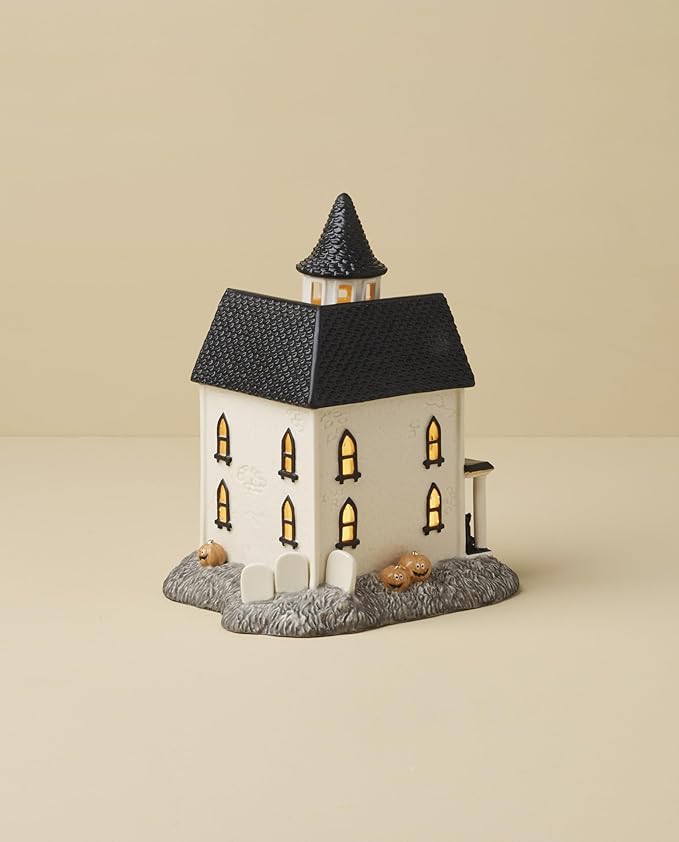 Lenox Vintage Halloween Light-Up Manor Figurine
