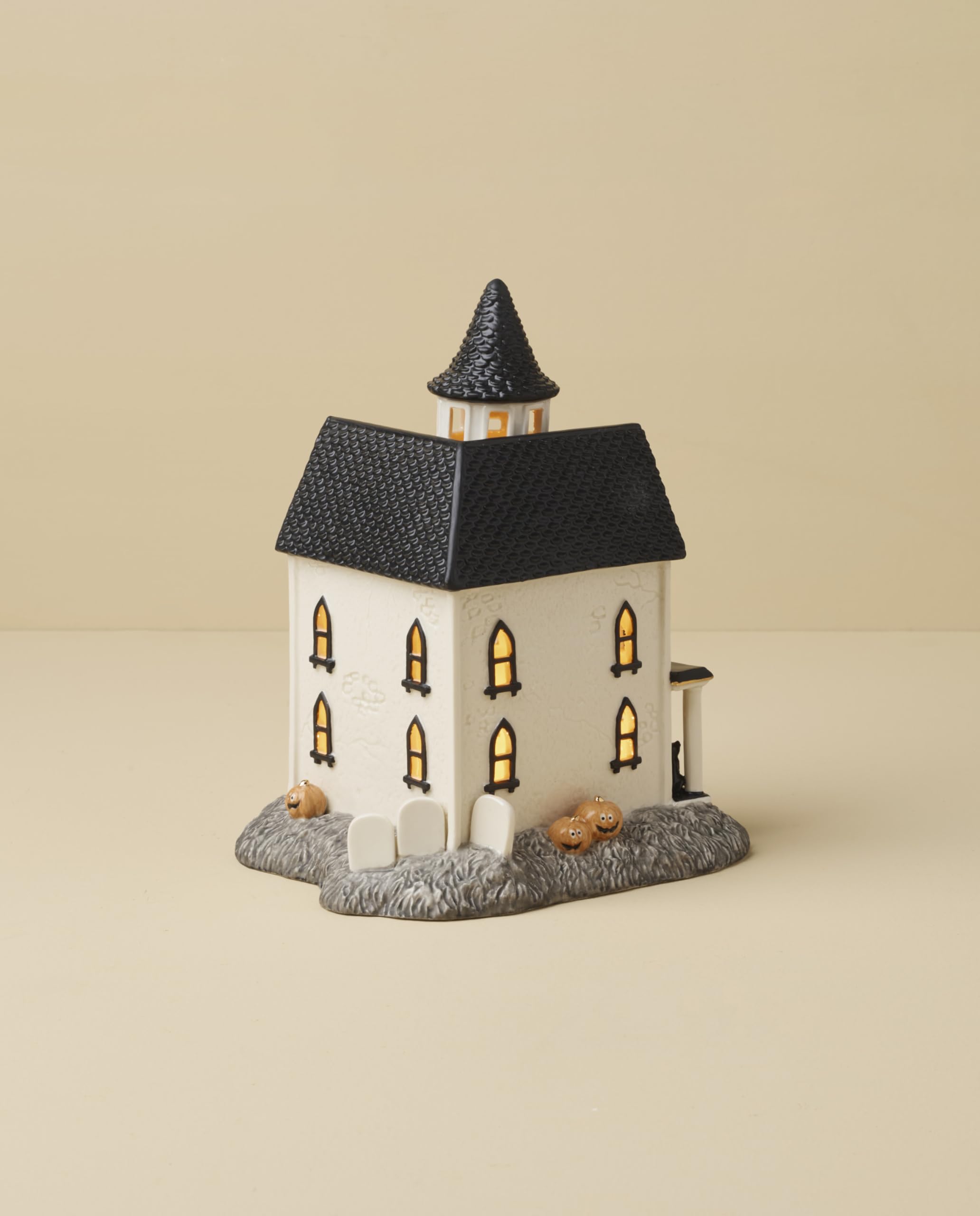 Lenox Vintage Halloween Light-Up Manor Figurine