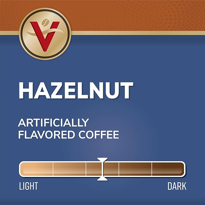 Victor Allen's Coffee Hazelnut Flavored, Medium Roast, 1 Pack - 12 Count, Single Serve Coffee Pods for Keurig K-Cup Brewers