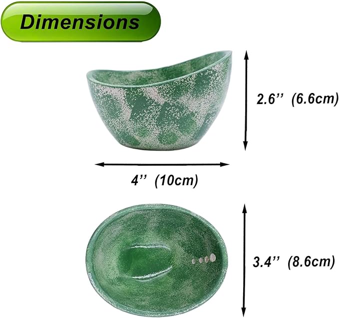 MGMGART Herb Stripping Bowl with 4 Different Holes Efficient Leaf Removal Tool for Parsley, Cilantro, Vegetables - Durable Resin Kitchen Gadget Veggie Herbs Stripper Imitation Ceramic Pottery Design