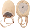 Caplancy Half Soles Dance Shoes for Women Girls Men Lyrical Pirouette Ballet Canvas Shoes Turners Dance Shoes for Contemporary (Girls/Boys) Toast XS