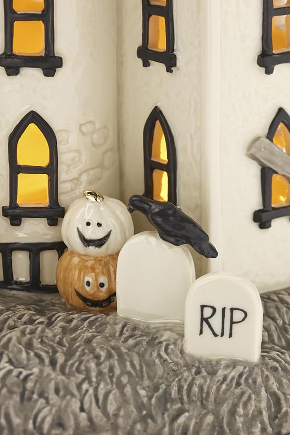 Lenox Vintage Halloween Light-Up Manor Figurine