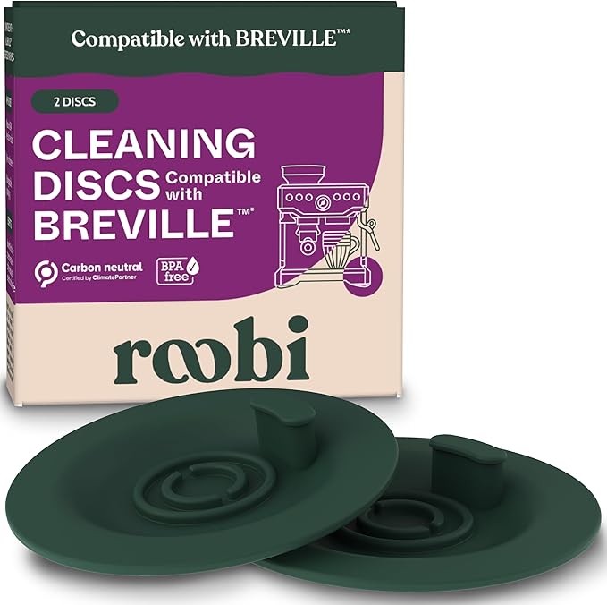 Roobi Espresso Cleaning Disc Compatible with Breville