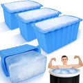 4PC Extra Large Ice Cube Molds, Giant Ice Block Molds, Silicone Ice Maker