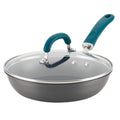 Rachael Ray Create Delicious Deep Hard Anodized Nonstick Frying Pan / Fry Pan / Hard Anodized Skillet - 10.25 Inch, Gray