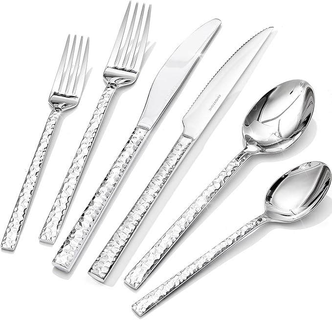 36 Piece Silverware Set with Steak Knives for 6,18/10 Stainless Steel
