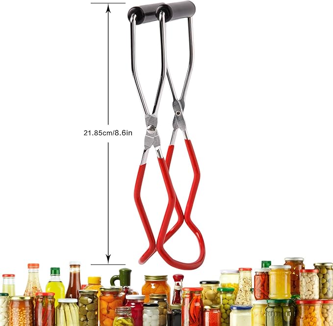 Eeoyu Canning Jar Lifter Tongs, Canning Supplies