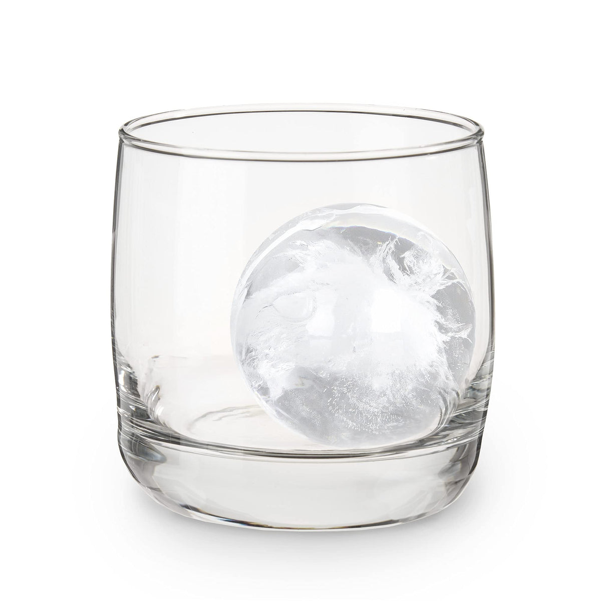 True Sphere Ice Tray, Silicone Mold for 2.25 Inch Extra Large Ice Balls, Easy to Release, Perfect for Whiskey, Bourbon, Cocktails, Mixed Drinks, Bar Cart Accessories, Home Bar Gifts, Set of 1, Blue