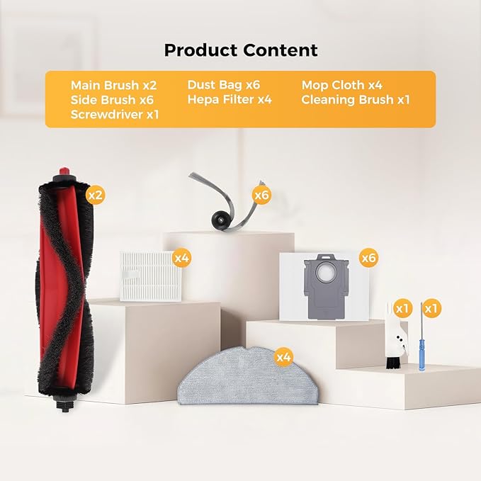 Q7 M5+ Accessories Sets for Roborock Q7 M5+/M5/L5/L5+Robot Vacuum Cleaner