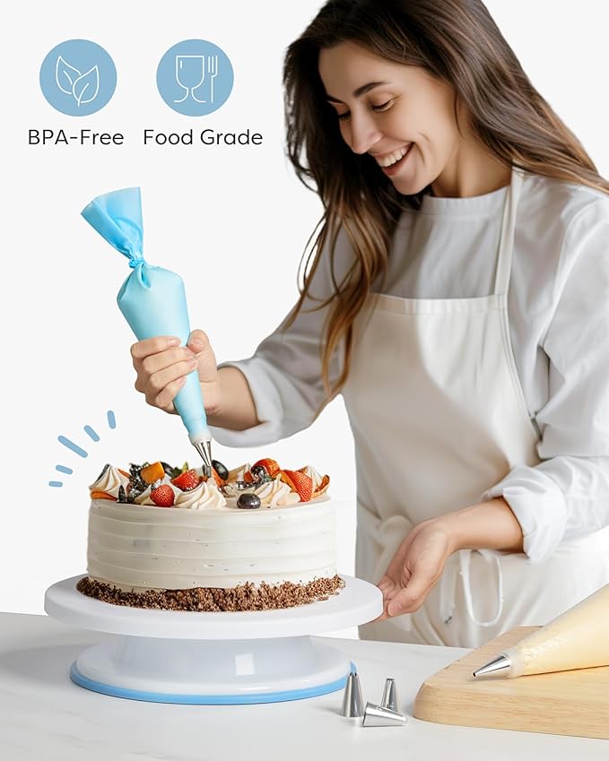 Kootek 71 Cake Decorating Kit Baking Supplies Tools for Beginners & Pros