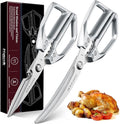 Huusk Kitchen Scissors for Food - Multifunction Kitchen Shears Heavy Duty