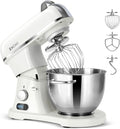 ZACME 8.4QT Commercial Stand Mixer 800W with Aluminum Die Casting Meets the Standard of NSF/ANSI 8-2023, Mixers Kitchen Electric Stand Mixer with Stainless Steel 8L Bowl, Dough Hook, Whisk and Beater
