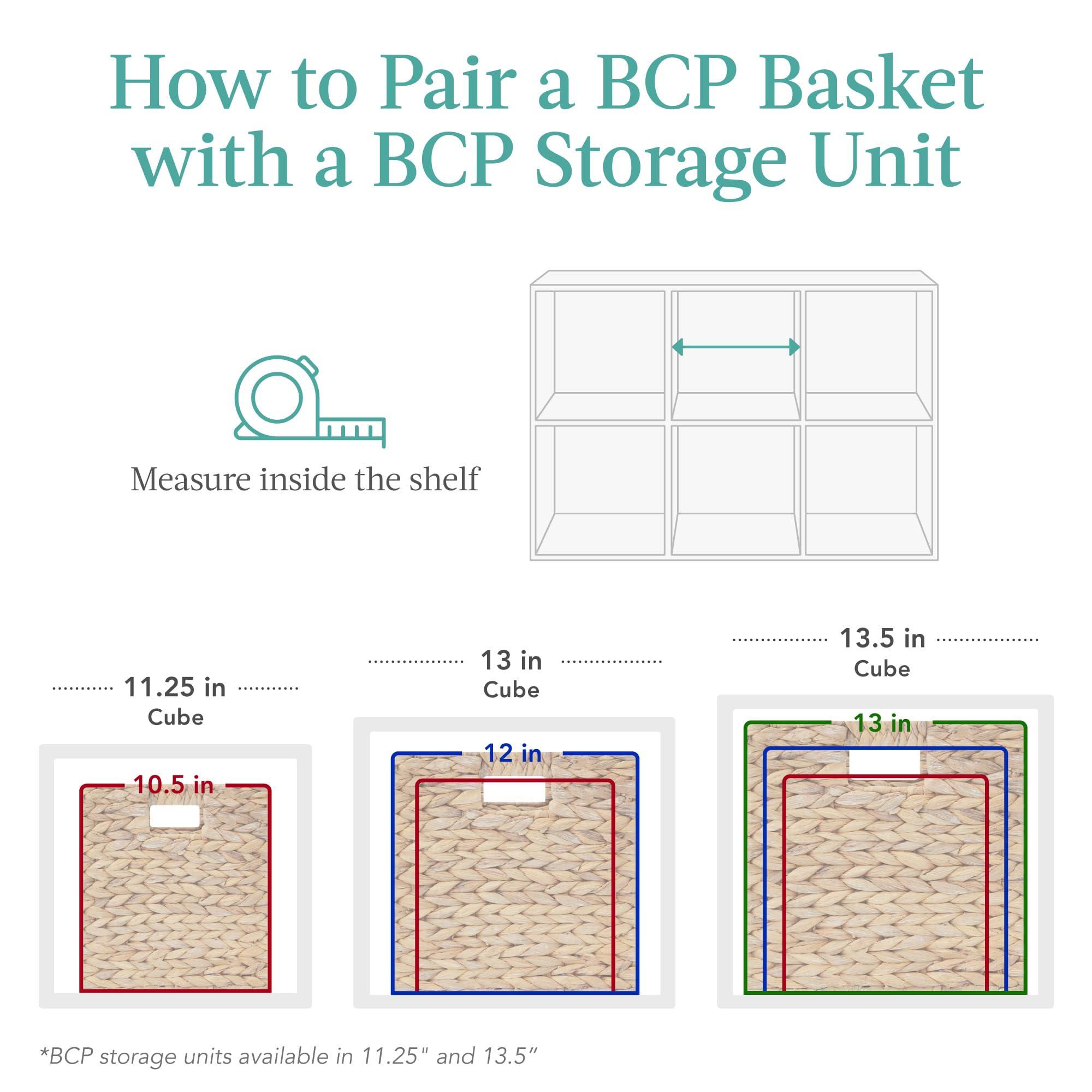 Best Choice Products 10.5x10.5in Pack of 5 Cube Storage Baskets, Water Hyacinth Multipurpose Collapsible Organizers, Handwoven Laundry Totes for Laundry, Living Room, Kids Room & Nursery - Natural