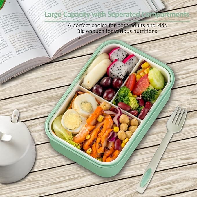 LOVINA Bento Boxes for Adults - 1100 ML Bento Lunch Box Container For Kids