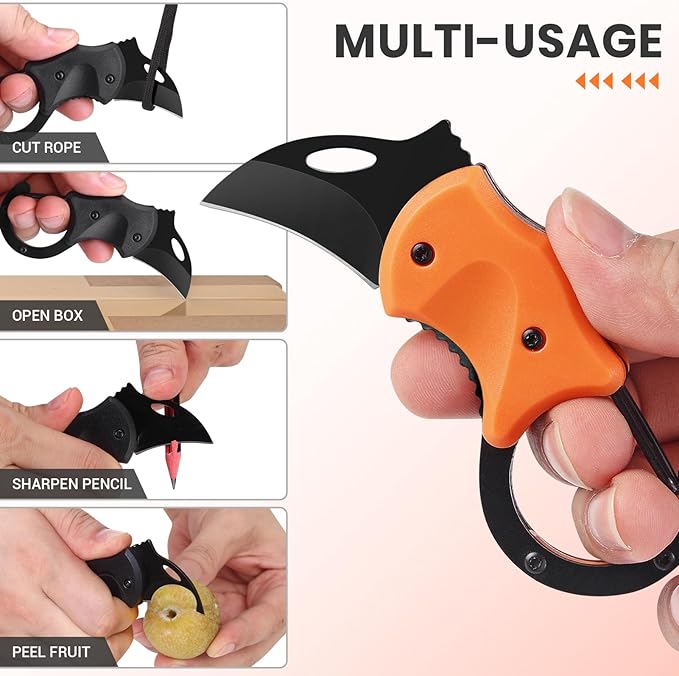 FUNBRO 2 Pack Small Pocket Knife Gifts for Men & Women