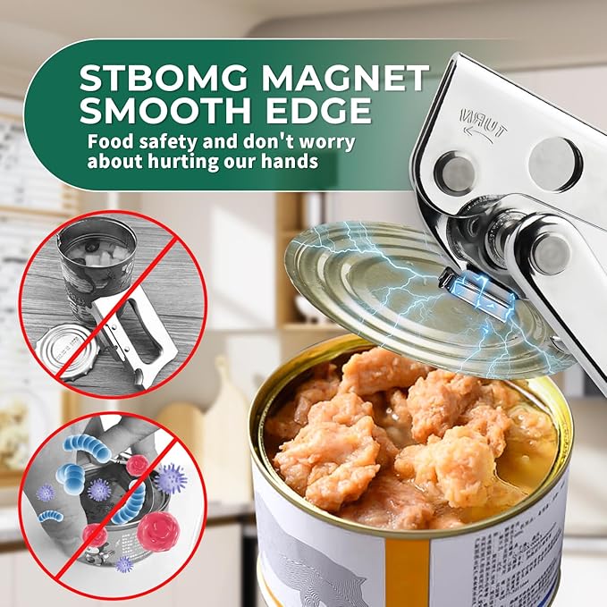 Roryimke Commercial Can Opener Manual Heavy Duty for Seniors for Kitchen