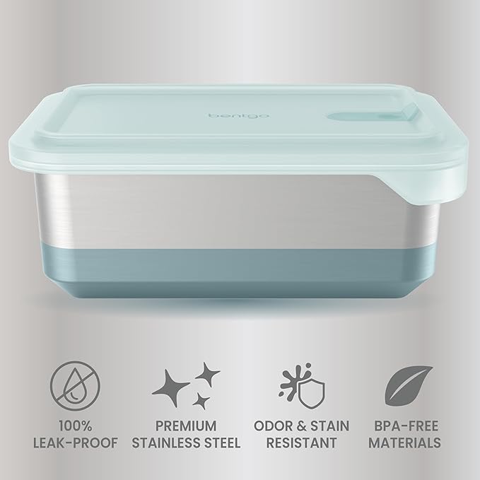 Bentgo MicroSteel Heat & Eat Leak-Proof Stainless Steel Container