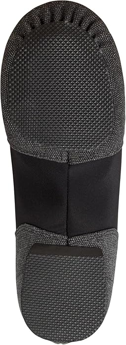 Linodes Unisex 09 Canvas Upper Slip-on Jazz Shoe for Women and Men's Dance Shoes-Darkgrey 8M