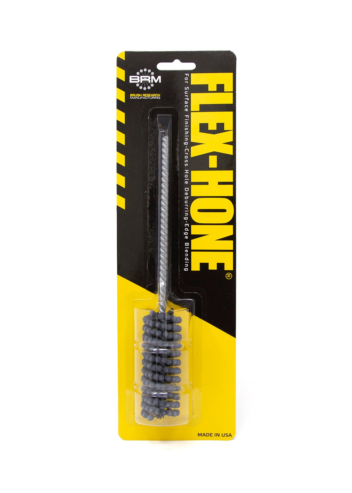 Brush Research BC10012 FLEX-HONE®, 1" (25.4mm) Diameter, 120 Grit, Silicon Carbide, For Mild Steel, Stainless Steel, Cast Iron and Softer Ferrous Materials