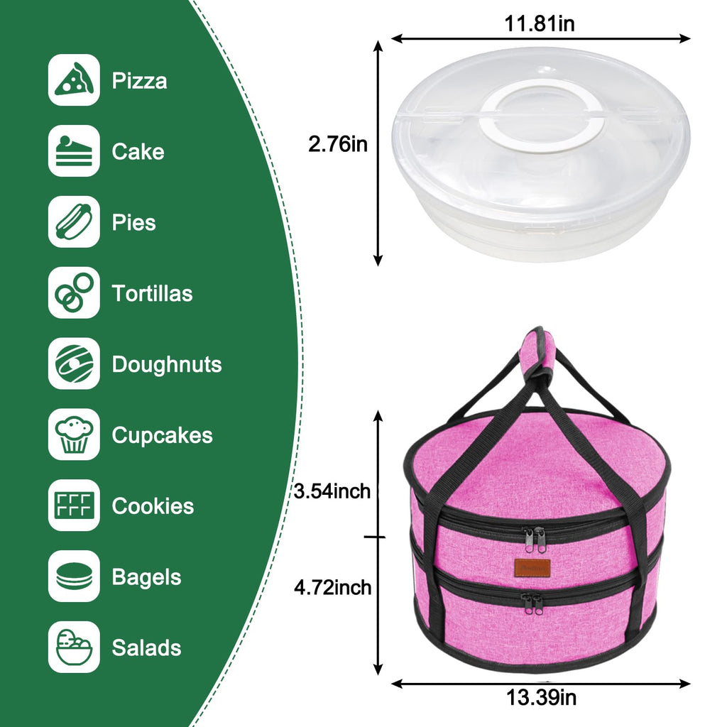 Aufind Pie Carrier (Rose Red)