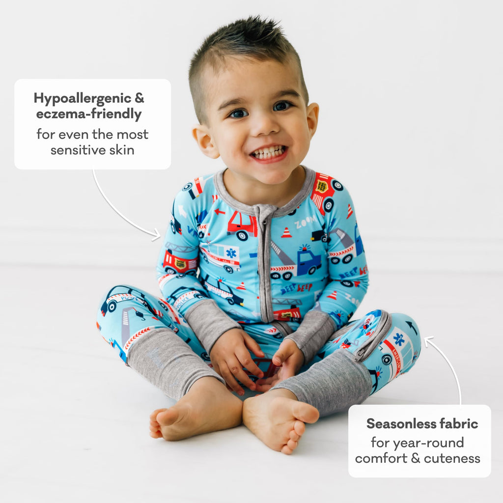 Little Sleepies Baby Pajamas, To The Rescue, 3T