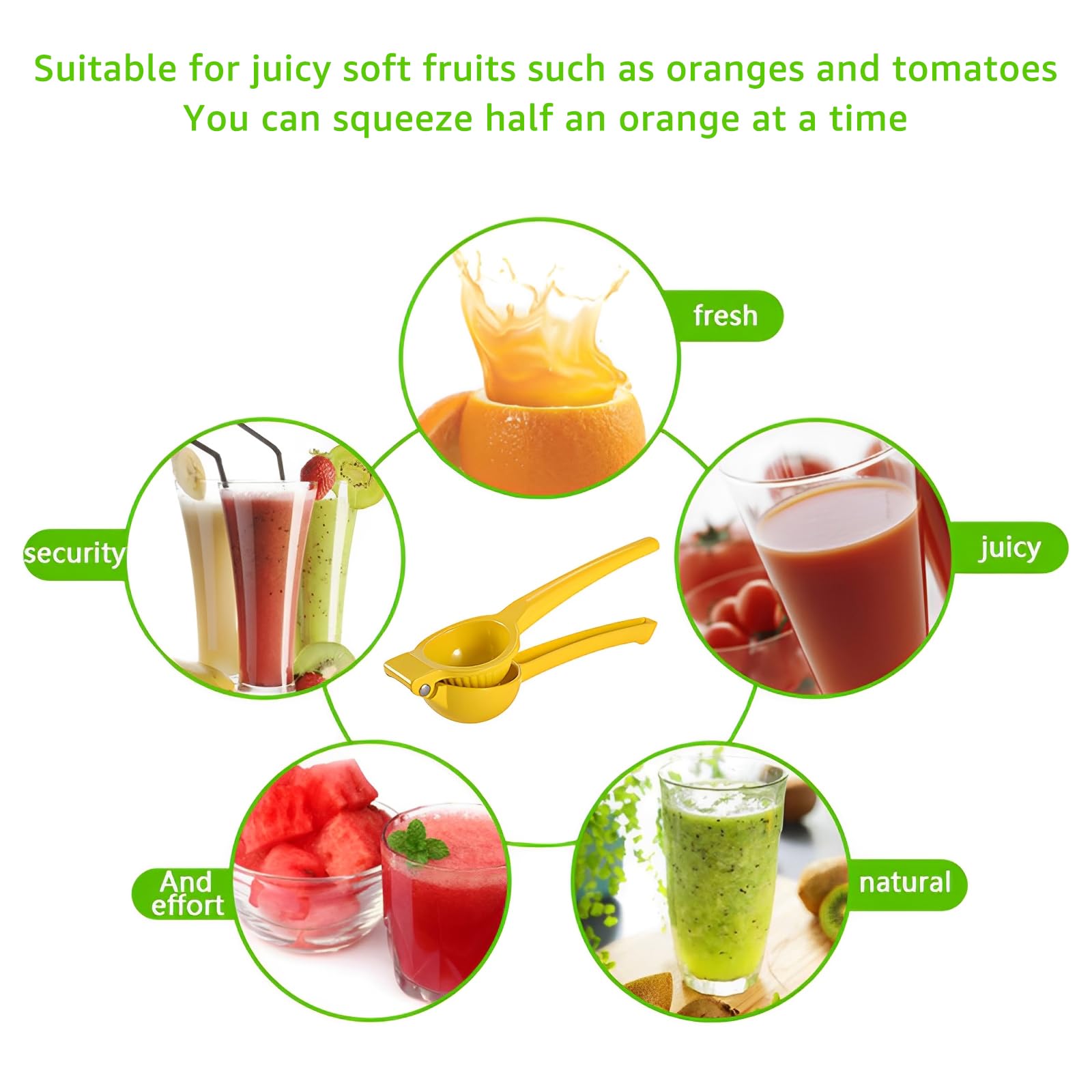 2 Pcs Lemon Squeezer Hand Press Aluminum Alloy Lime Squeezer Manual Citrus Juicer Multipurpose Lime Juicer for Kitchen Bar Restaurant