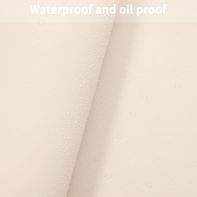 Zinkooat Faux Leather Desk Mat, 1.8mm Thick, 16x60 Inch Desk Cover, Desk Protector Mat, Dresser Cover Top, Side Table Cover, Office Desk Cover, Office Table Cover (Beige + Light Gray, 16x60)
