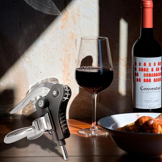 Rabbit Wine Opener,Lever‑Style Corkscrew for Wine Bottles Sets