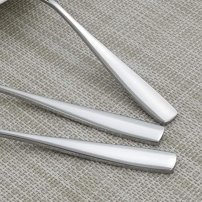 HOMMP 16-Piece Dinner Spoons, Stainless Steel, 8.27 Inch