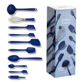 GIR: Get It Right 10-Piece Silicone Ultimate Kitchen Utensil Set – Spatulas, Ladle, Flip, Spoons, Whisk, Peeler & Spoonula – Nonstick, Non-Toxic, Heat-Resistant – Navy