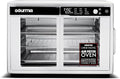 Gourmia French Door Air Fryer Oven - 37 Qt Large Capacity Convection Toaster Oven, FryForce 360°, Digital Display, 12 Cooking Presets, Dehydrate, Fits 13” Pizza, Dishwasher-Safe, White