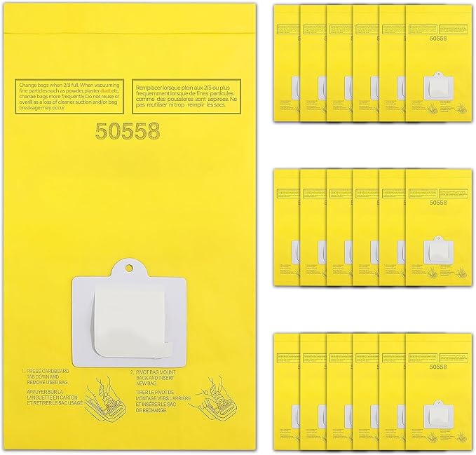 25 Pack Replacement Vacuum Bags Compatible with Kenmore Canister Type C/Q
